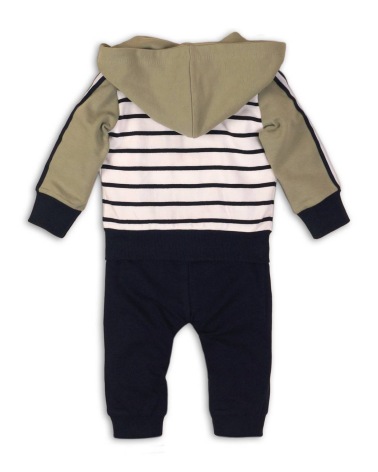 Boy Dirkje - Dreiteiliges Set - Weiss/Blau/Oliv