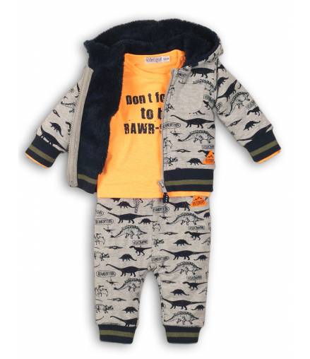 Boys Dirkje - Dreiteiliges Set - Grau/Orange