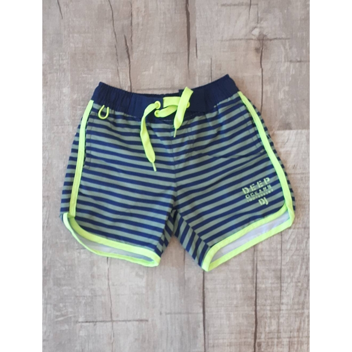 Boys DJ Dutch Jeans - Badeshorts - Dunkelblau/Neongelb