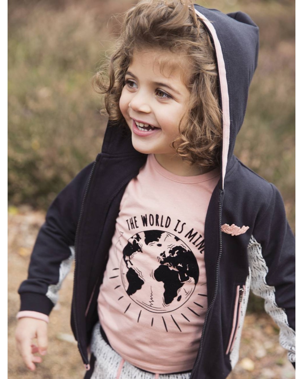 Girls Koko Noko - Sweatjacke - Dunkelgrau/Bunt