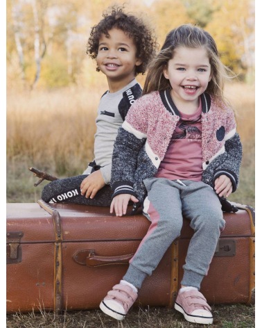 Girls Koko Noko - Kuscheljacke - Schwarz/Rosa