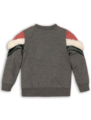 Girls Koko Noko - Sweatshirt - Grau/Rosa/Creme