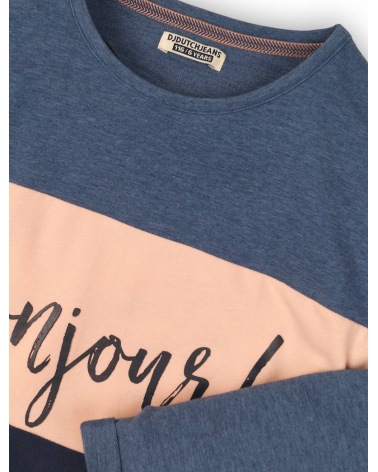 Girls DJ Dutch Jeans - Pullover - Blau/Rosa