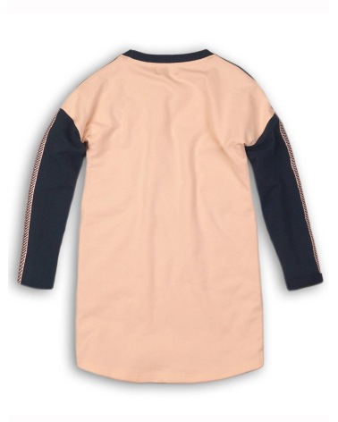 Girls DJ Dutch Jeans - Kleid Sweatstoff - Blau/Rosa