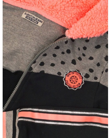 DJ Dutch Jeans - Kuscheljacke - Schwarz/Grau