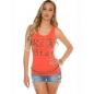 Tank Top Koucla - Rock Star - Orange