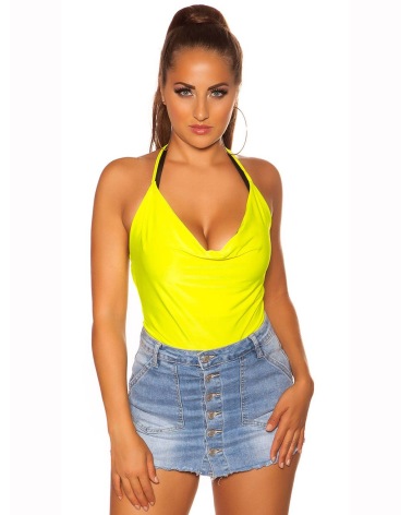 Top Koucla - Neckholder - Neongelb
