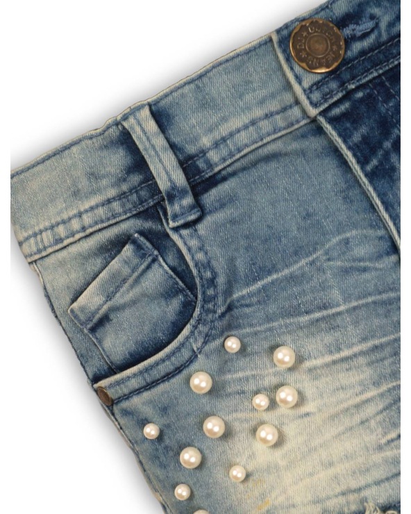 Kids Girls DJ Dutch Jeans - Shorts - Blau