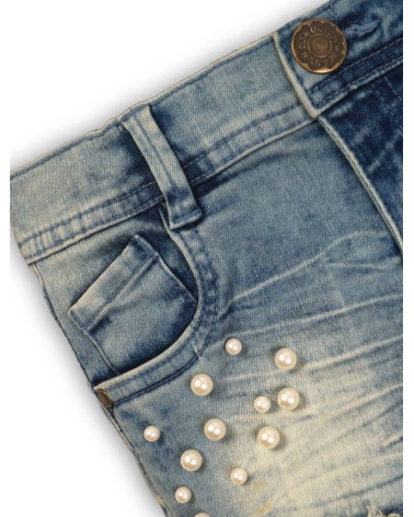 Kids Girls DJ Dutch Jeans - Shorts - Blau
