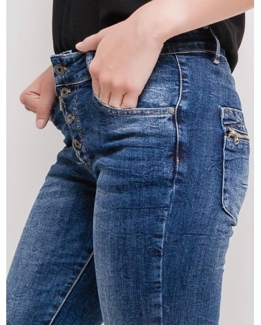 Jeans Melly & Co - Röhren - Blau