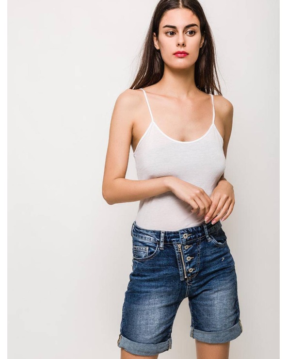 Kurze Jeans Melly & Co - Légère - Blau