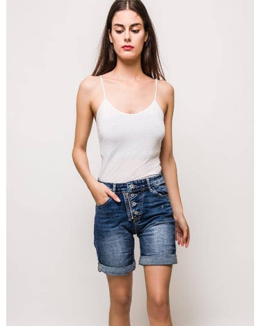 Kurze Jeans Melly & Co - Légère - Blau