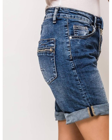 Kurze Jeans Melly & Co - Légère - Blau