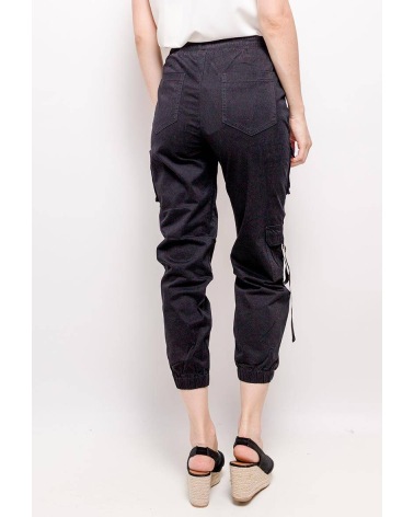 Cargo Hose Naumy - Viele Taschen - Schwarz