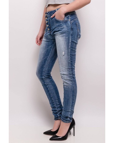 Jeans Place du Jour - Röhren - Blau