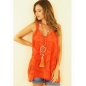 Top Capucine - Romantisch - Orange