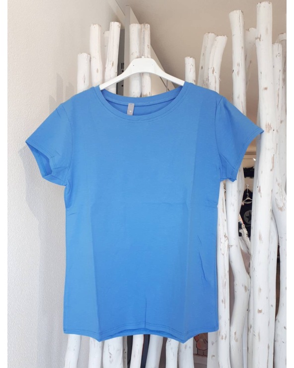 Kurzarmshirt Star Tex - Basic - Blau