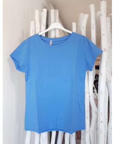 Kurzarmshirt Star Tex - Basic - Blau