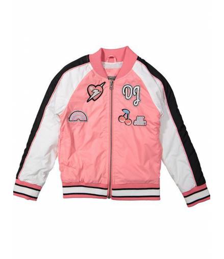 Kids Girls DJ Dutch Jeans - Windjacke - Pink/Weiss