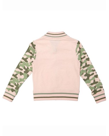 Kids Girls DJ Dutch Jeans - Sweatjacke - Rosa/Camouflage