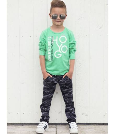 Kids Boys DJ Dutch Jeans - Langarmshirt - Grün