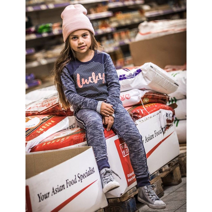Kids Girls Dutch Jeans - Jogginghose - Blau