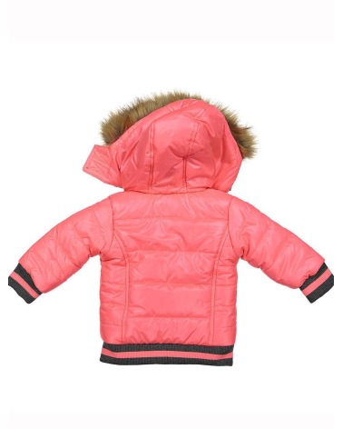 Kids Girls Dirkje - Wintermantel - Neonpink
