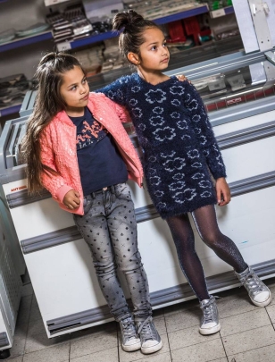 Kids Girls DJ Dutch Jeans - Langarmshirt - Anthrazit