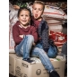 Kids Boys DJ Dutch Jeans - Hoodie Pullover - Bordeaux