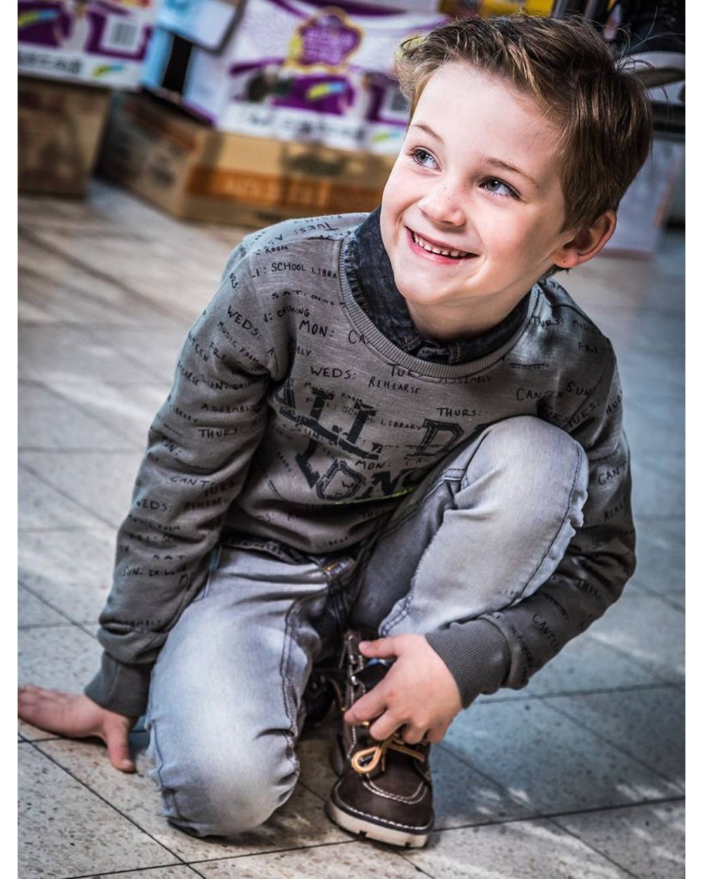 Kids Boys DJ Dutch Jeans - Pullover - Grün