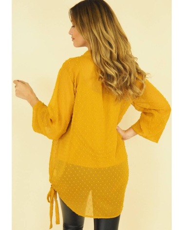 Bluse Capucine - Mit Top - Hell-Ocker