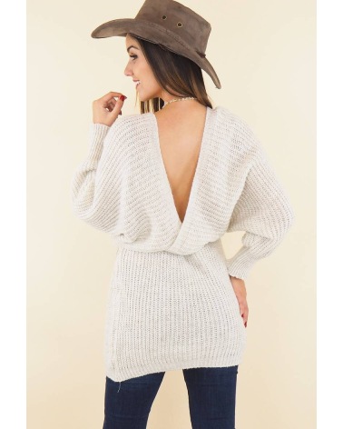 Pullover Capucine - Gürtel - Beige