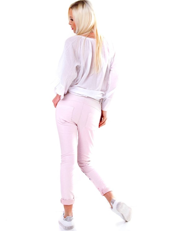Hose 5People!S - Schmetterlinge Dekosteine - Rosa