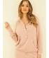 Pullover Capucine - Angora Hoodie - Rosé