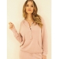 Pullover Capucine - Angora Hoodie - Rosé