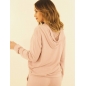 Pullover Capucine - Angora Hoodie - Rosé