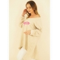 Pullover Capucine - Oversized - Beige