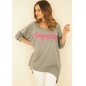 Pullover Capucine - Oversized - Grau