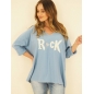 Pullover Capucine - Oversized - Blau