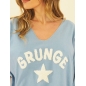 Langarmshirt Capucine - Grunge - Blau