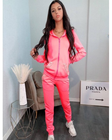 Zweiteiler Emma & Ashley - Sporty - Neonkoralle