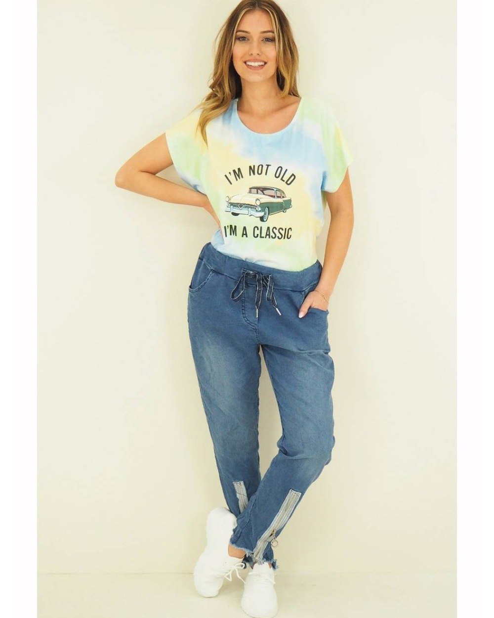 Hose Capucine - Jeans Légère - Blau
