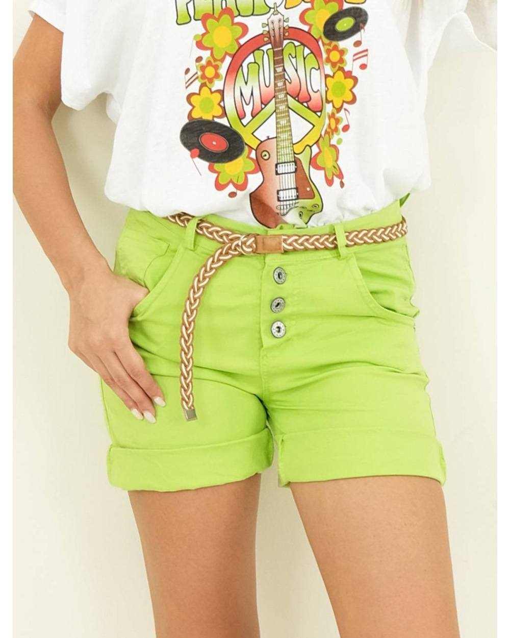 Shorts Capucine - Basic - Grün