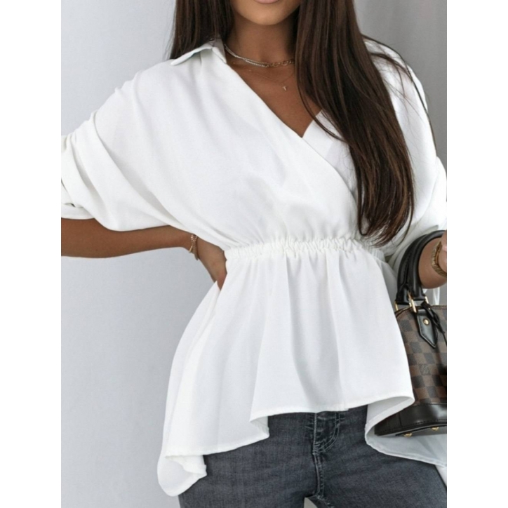 Bluse New Collection - Luftig - Creme