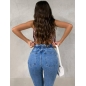 Jeans Redial - High Waist Mom Fit - Blau