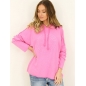 Pullover Capucine - Relief Print - Pink