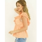 Top Capucine - V-Ausschnitt - Orange