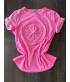 Kurzarmshirt Sweetissima - 3D Stern - Neonpink