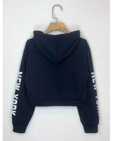 Kids Girls Pullover Mini Mignon - Hoodie - Dunkelblau