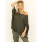 Pullover Capucine - Oversized/Feinstrick - Cinder